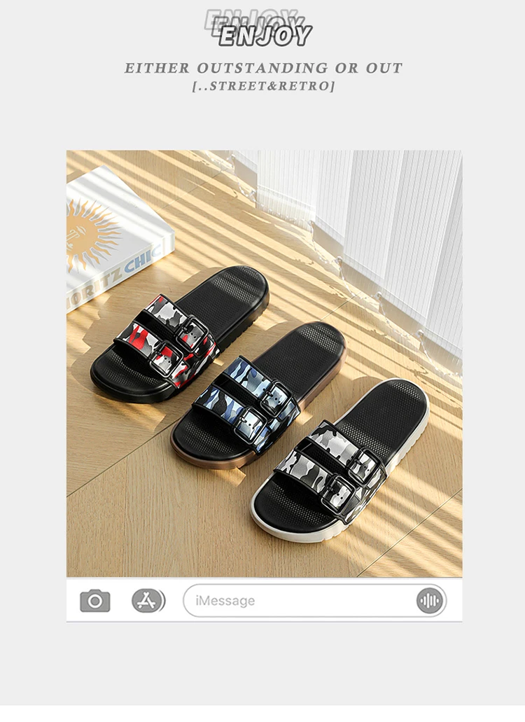 شباشب شاطئ صيفية للرجال صنادل مريحة تسمح بمرور الهواء خفيفة للغاية شباشب رجالية داخلية وخارجية مقاس كبير 46 47