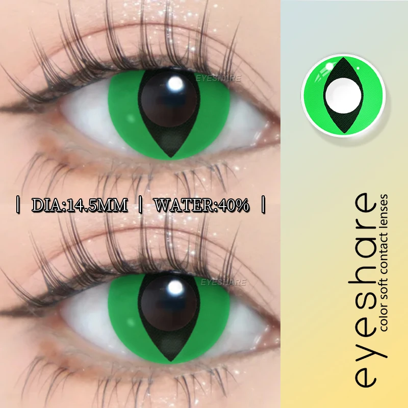 EYESHARE 2 Stück Halloween-Kontaktlinsen für Augen, Cosplay-Linsen, weiße Anime-Linsen, Anime-Zubehör, rote Augenkontakte, jährliche Verwendung – Detail 10