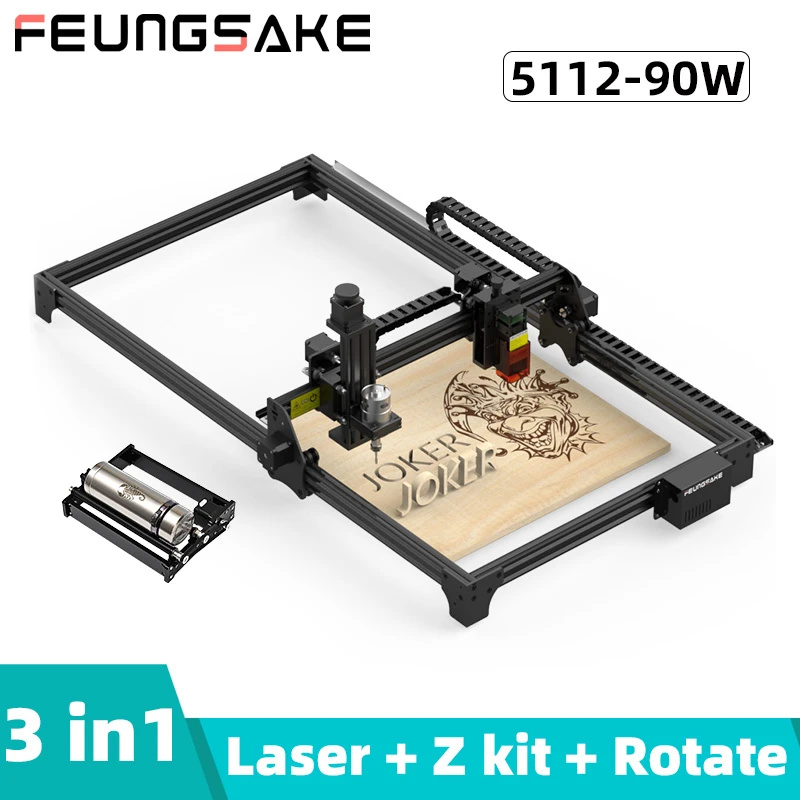 90W Laser Engraving Cutting Machine for Wood Printer Cutter Plywood CNC