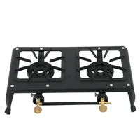 Cast Iron Household Large Firepower Natural Gas Stove Outdoor Camping Barbecue LPG Stove 1