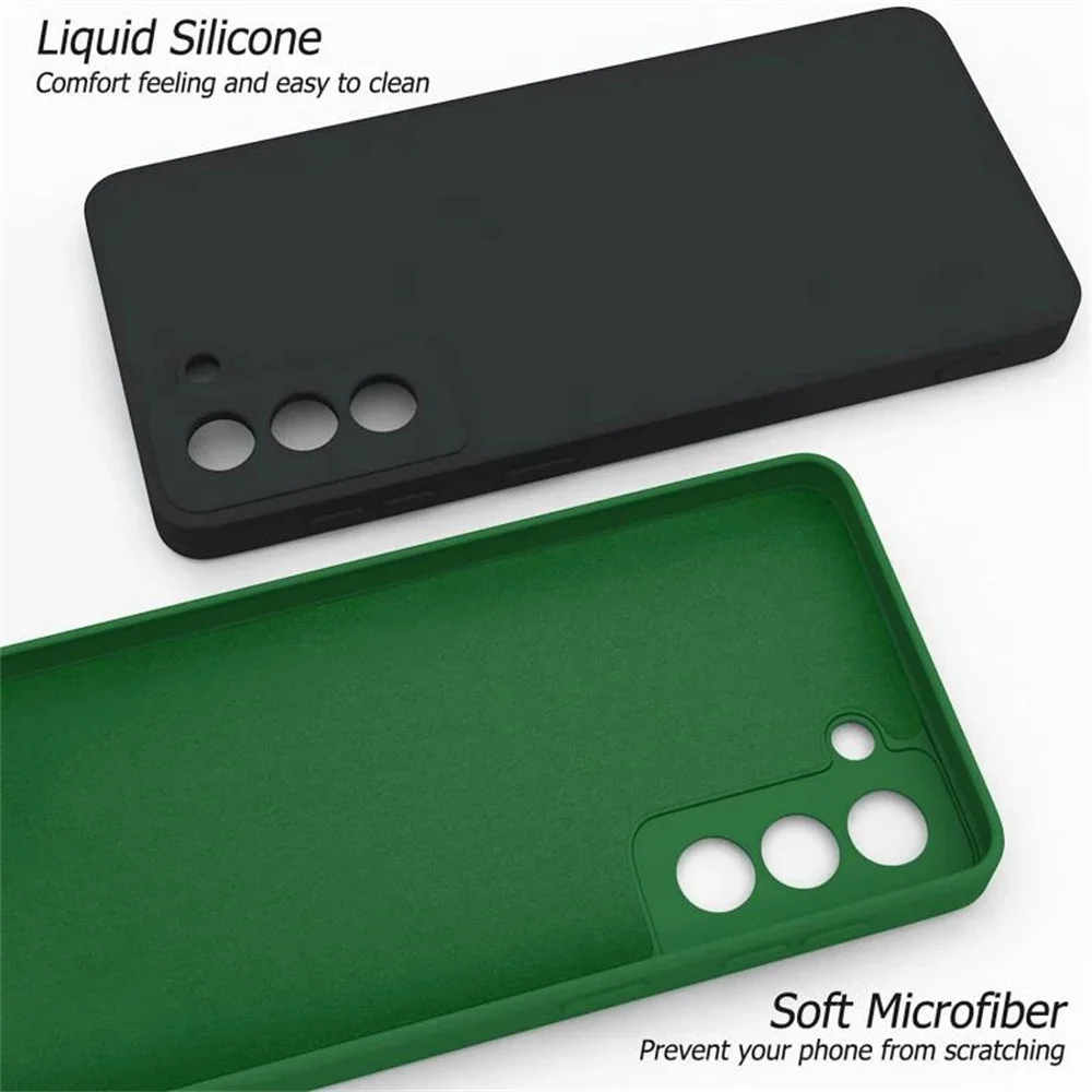 Premium Soft Silicone Protective Phone Case - Durable Thick Solid Cover