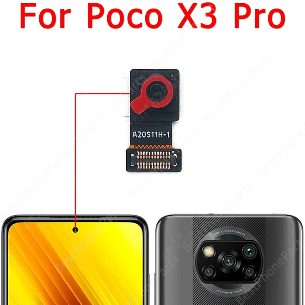Caméra Avant 20MP Pour Xiaomi Poco X3 Pro - Pièce De Rechange Neuve, Générique