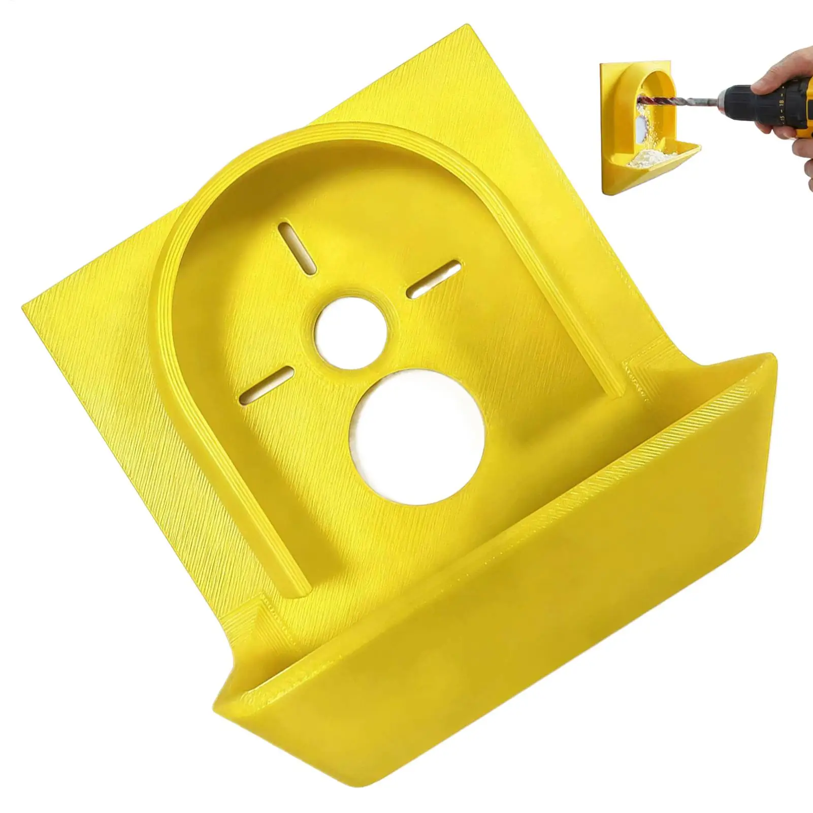 Aspiratore di polvere per trapano pratico con coperchio antipolvere, contenitore raccoglipolvere per trapano elettrico, per la raccolta della polvere da foratura a parete. - immagine 2