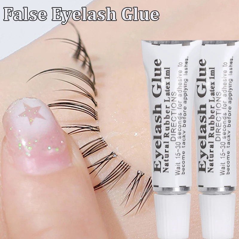 

Eyelash Extension Glue White Transparent Waterproof Quick Dry Lasting Adhesive Not Irritating False Eyelashes Glue Makeup Tools