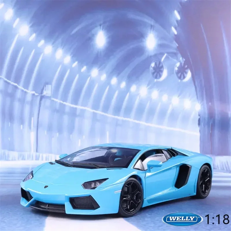 ミニカー LAMBORGHINI AVENTADOR LP700-4 1:18 AutoArt – Lamborghini Aventador LP700-4 – Verde Ithaca (1:18