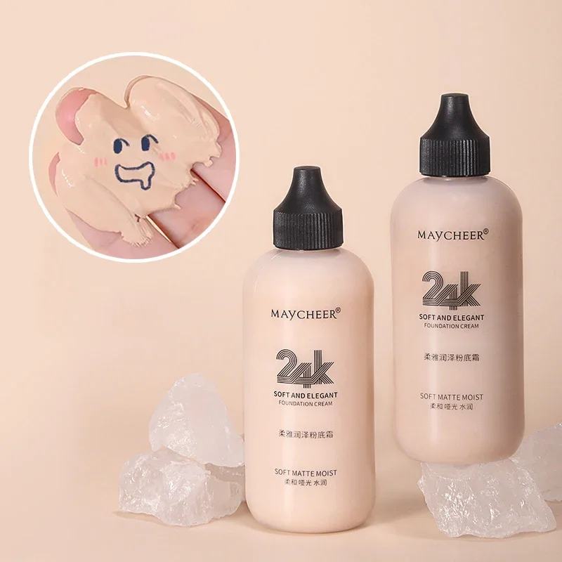 Liquid Foundation 120ml Face Sun Block Waterproof Make Up Mineral Full Cover Base Concealer Makeup Cosmetics