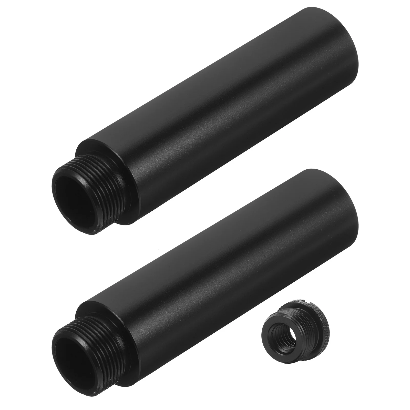 1세트 마이크 스탠드 연장 튜브 금속 마이크 어댑터 키트 스트리밍 녹음 노래용 간편 설치 마이크 연장