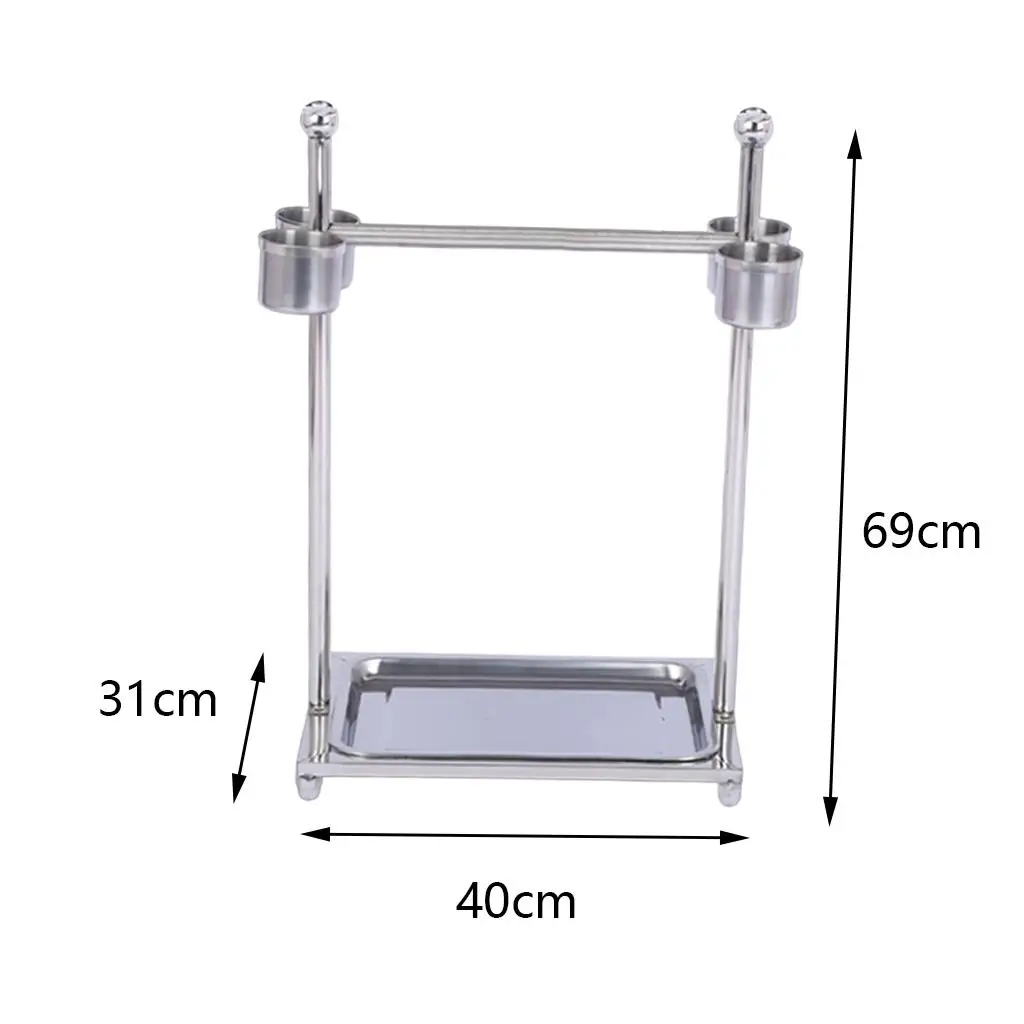 Bird Parrot Stainless Steel Stand Climbing Playing Cage Perch Toy