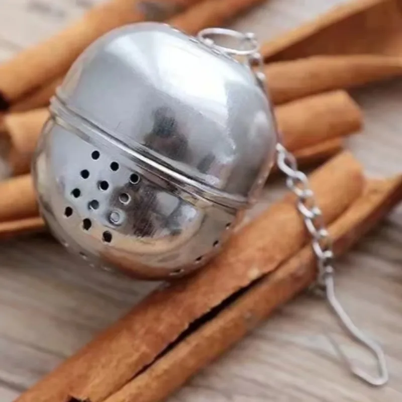 1/2Pcs Stainless Steel Ball Ball Soup Seasoning Tea Flavor Hot Pot Leakage Kitchen Gadget Tea Accessories Tea Infuser