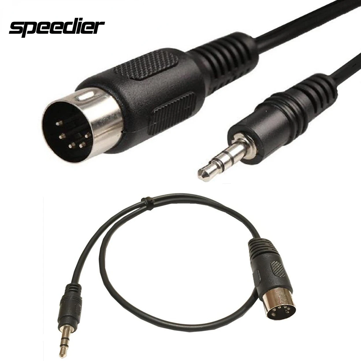 Midi Din Stereo Audio Cable 3.5mm Jack 5 Pins Din 5 Pin 3.5mm Female