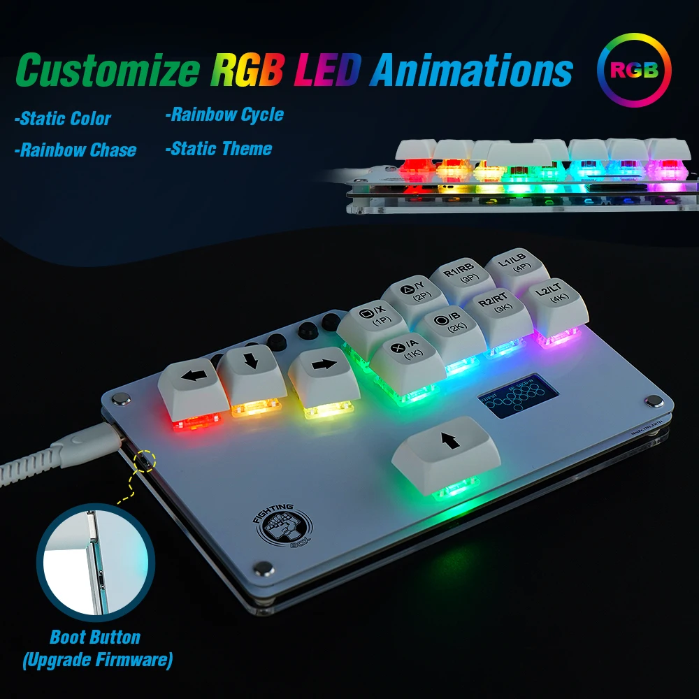 HitBox  ڽ  е Ű, PC GP2040-CE ̵ ̽ƽ ƮƮ , ٵ ġ, PS3, PS4, ̽, 