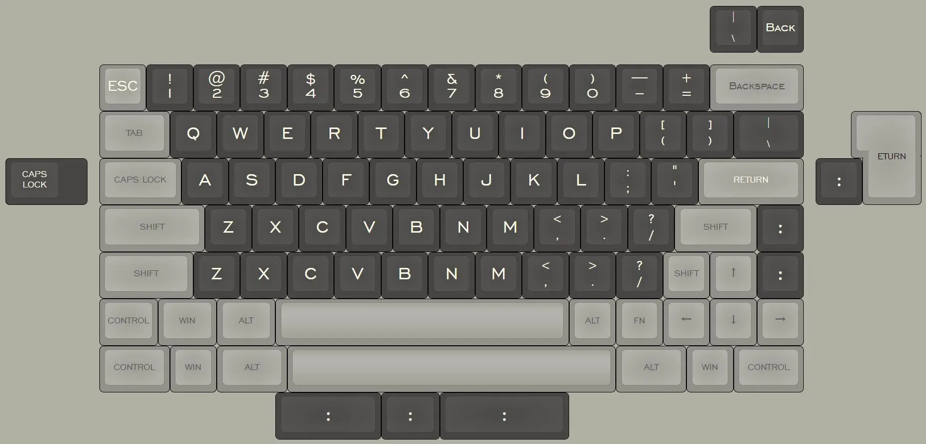 Keybox y & R6095 Pcb Flex Cut Pcb Suporte Layout Gh60 60 Layout - Imagem 2
