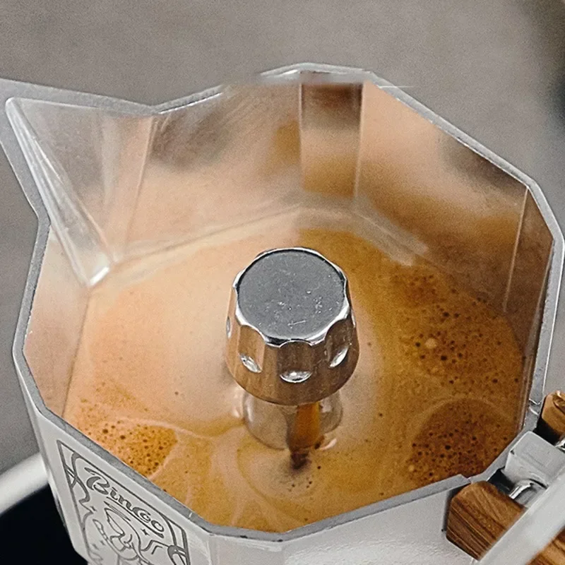 120ml Double Valve Moka Pot Thermostatic Coffee Pot Espresso