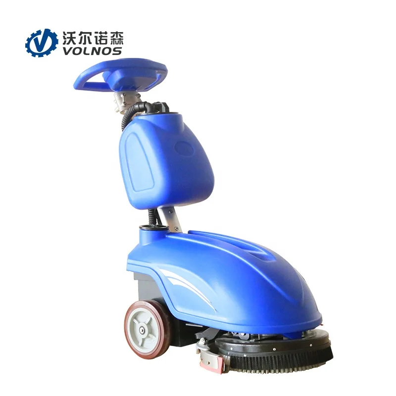цена Automatic Battery-powered Walk Behind Auto Electric Industrial Floor Cleaning Machine Floor Scrubber