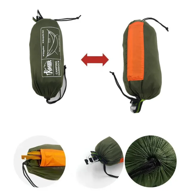 Quick-Open Mosquito Net Camping Hammock 5