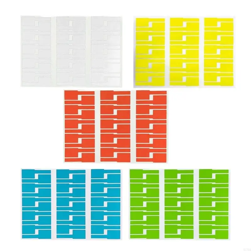 M7BB 30x Cable Labels Sticker Waterproof Identification Tags Work with Printer