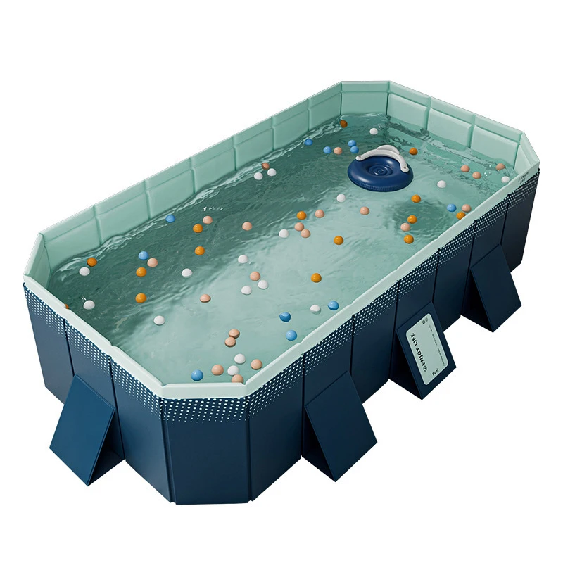 Large Swimming Pool Foldable Frame Pools Family 1.6-3M Thickened Wear-Resistant Outdoor Non-Inflatable Summer Water Games