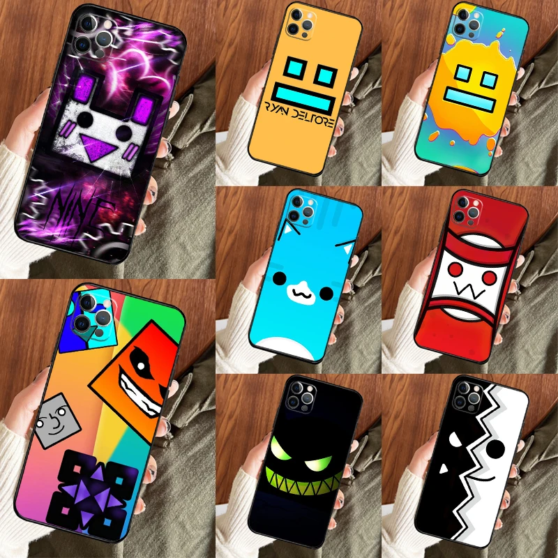 Vibrant Geometry Dash Protective Case