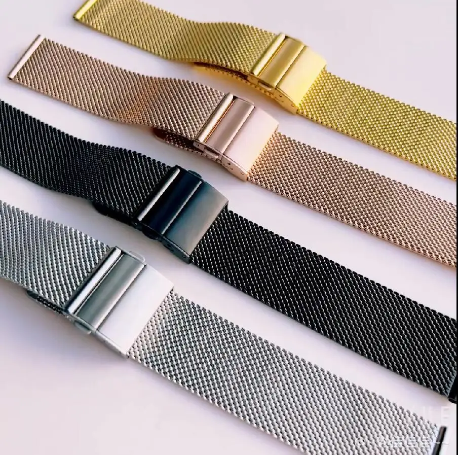 milanese Cinturini per Orologi da Donna 2 Pezzi 10MM-22MM Cinturino per