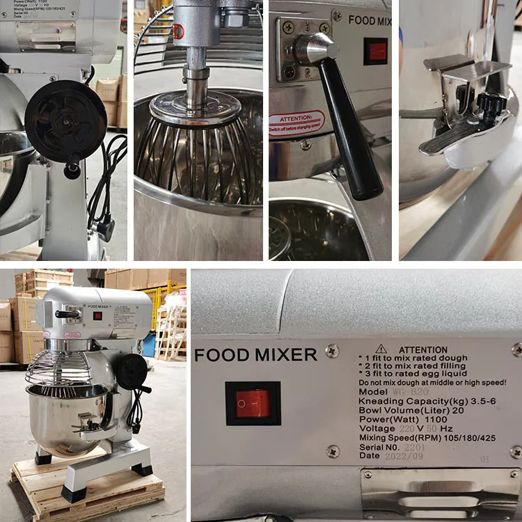20 Liters Electric Food Mixer Machine For Food ,Egg, Dough Mixer 3