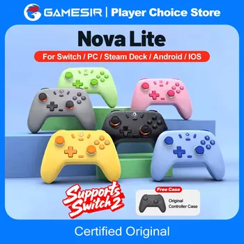 GameSir Nova Lite Gamepad PC Switch 2 Controller di gioco per Nintendo Switch 2 Switch Steam iOS Android Effetto Hall Josticks