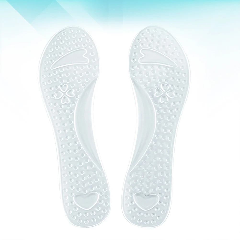 

Silicone Cropped Insole Lady Shoe Pad Foot Insoles Inserts Deodorant Non-Slip Arch Support Gel Miss