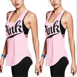 Camisa feminina de verão cor sólida sem mangas baixo peito tanque topo solto volta em forma de y selvagem moda sexy esportes topo