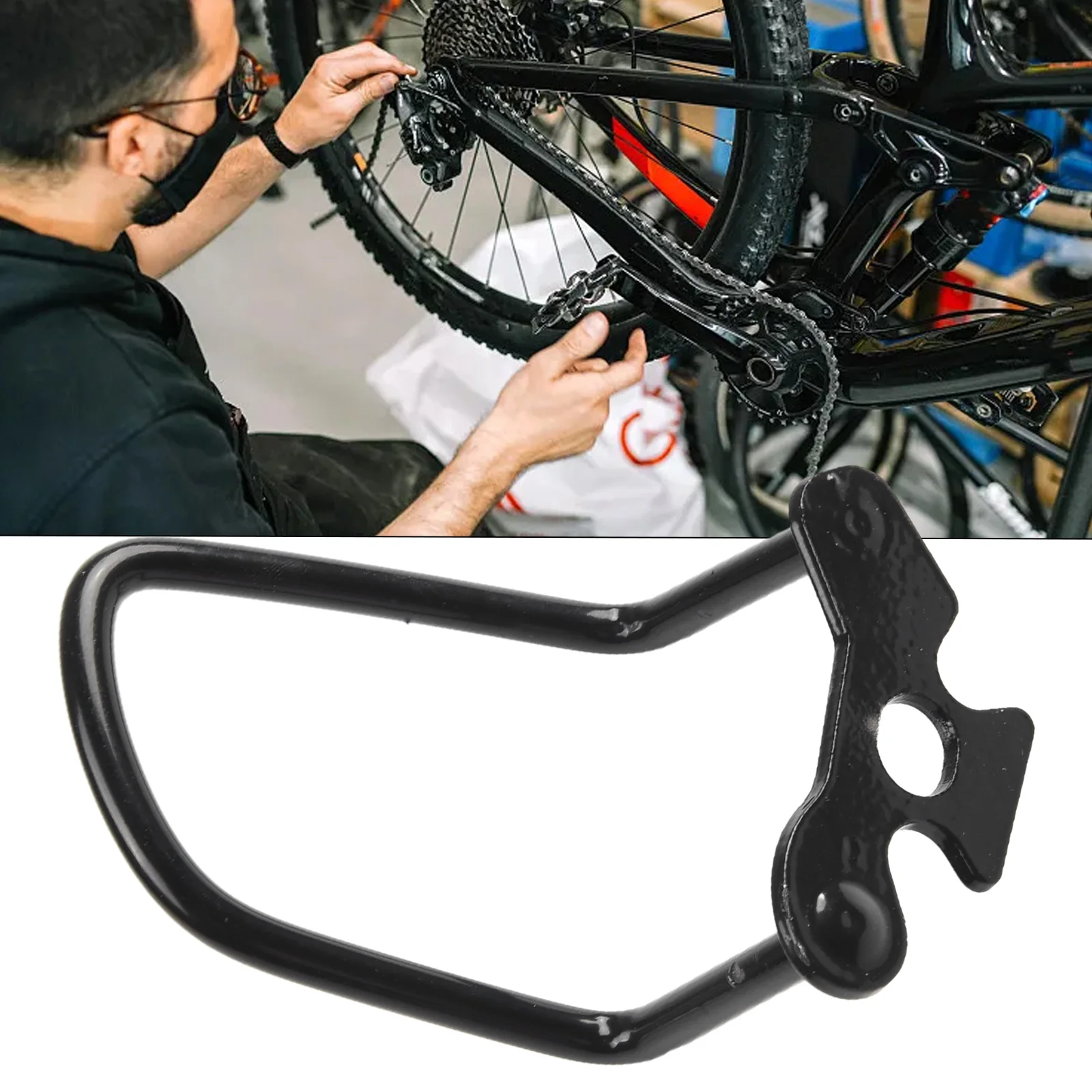 Schaltwerk Schutz Stahl Fahrrad Schaltwerk Schutz Fahrrad Schaltwerk Aufhänger Hinten Gang Schutz Kette Bleiben Schutz – Detail 16