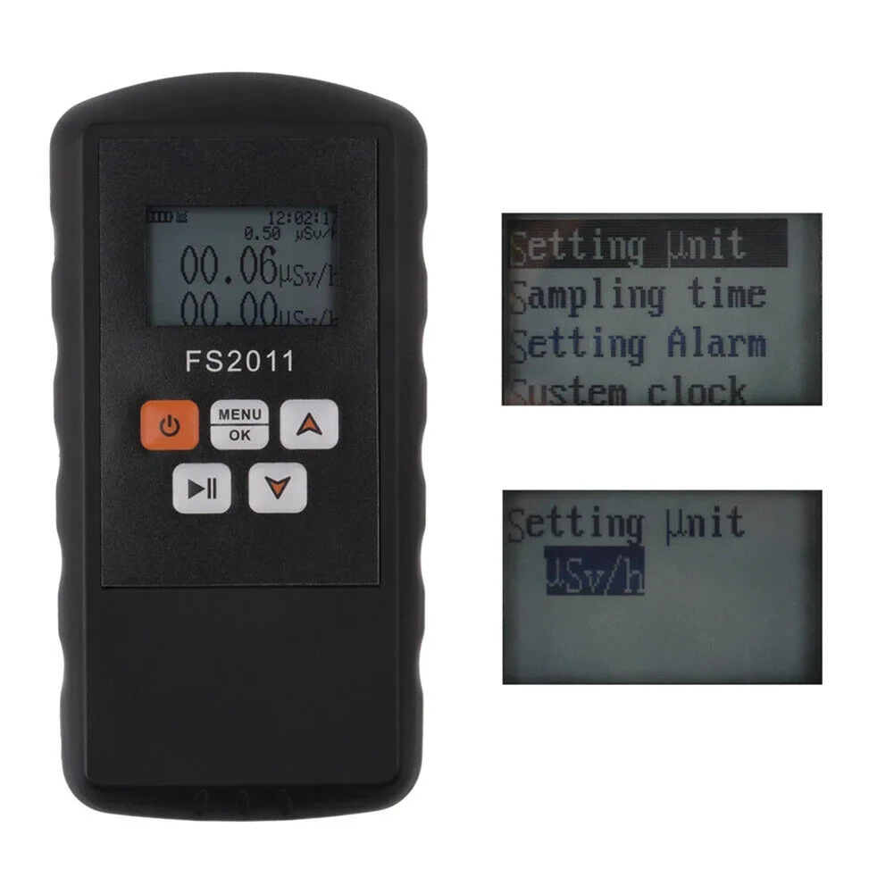 지능형 핵방사선 모니터 0.011000μSv/h, 가이거 계수기, 베타선, 감마선, X선 방사선 검출기에 적용 가능