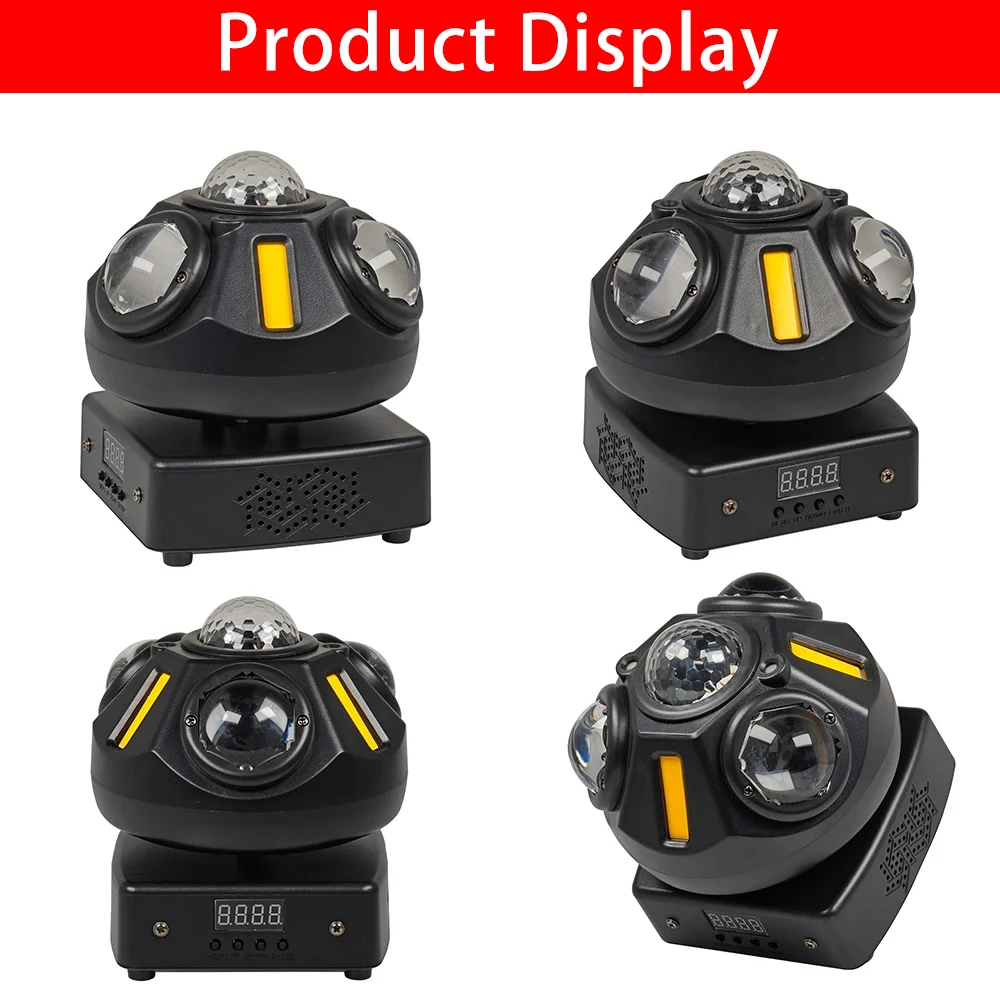 50W Disco Ball Lights LED Red Green Laser Remote Control DMX512 Stage Lights Strobe Wedding Christmas Day Ambient Lights