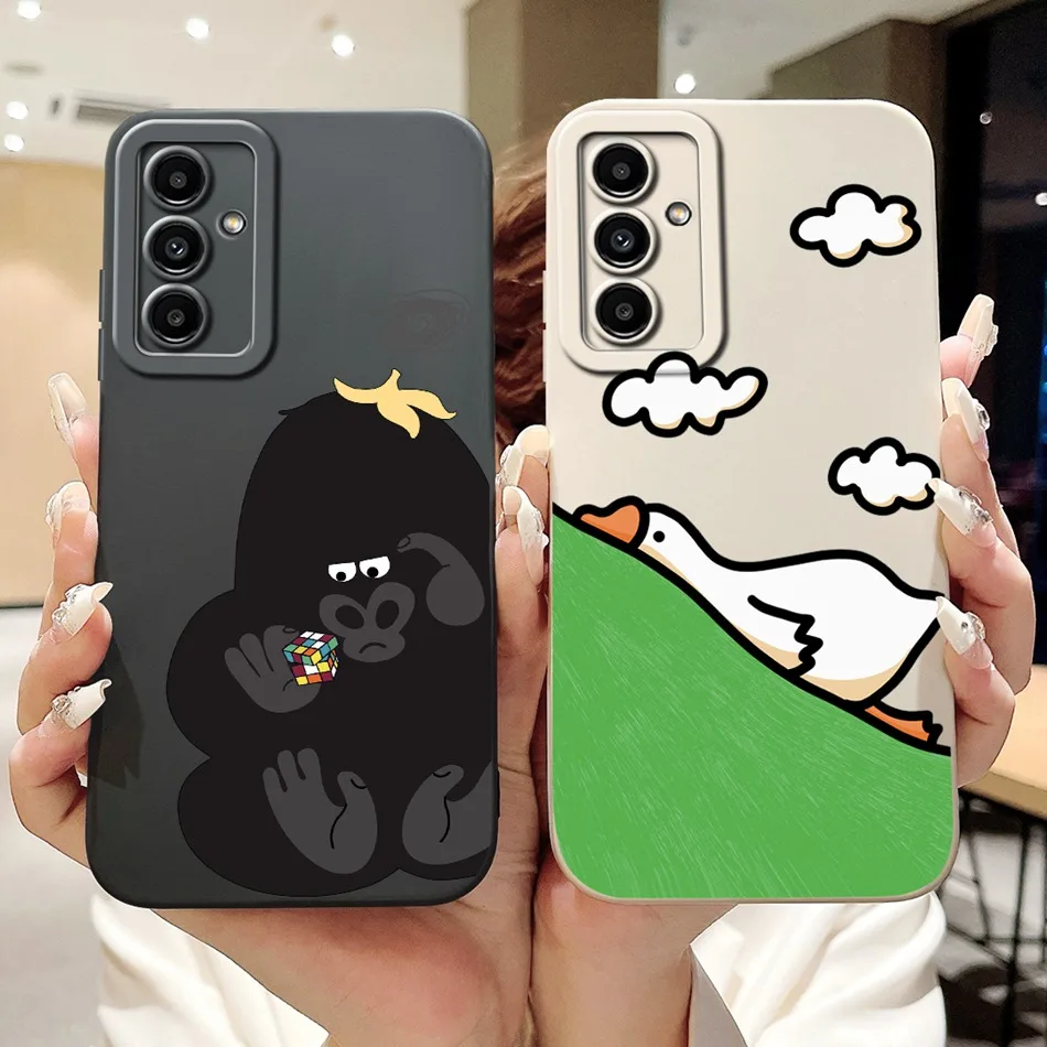 Cute Panda Rabbit Cartoon Soft Silicone Camera Protective Phone Case