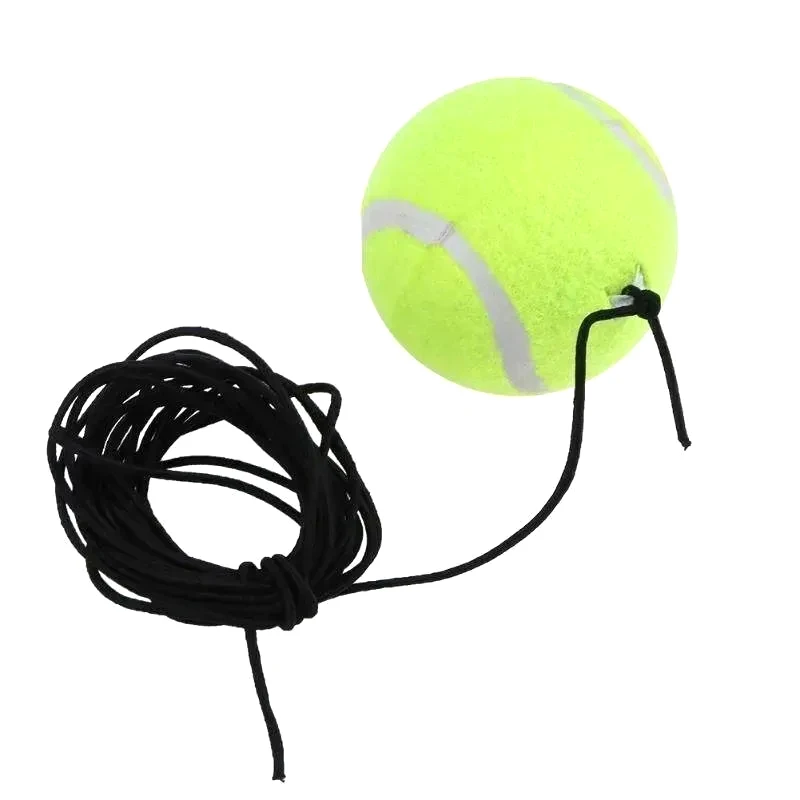 Portable Solo Tennis Trainer Rebound Tennis Ball With String Rope Self Practice Training Tool For Adults Kids Beginners