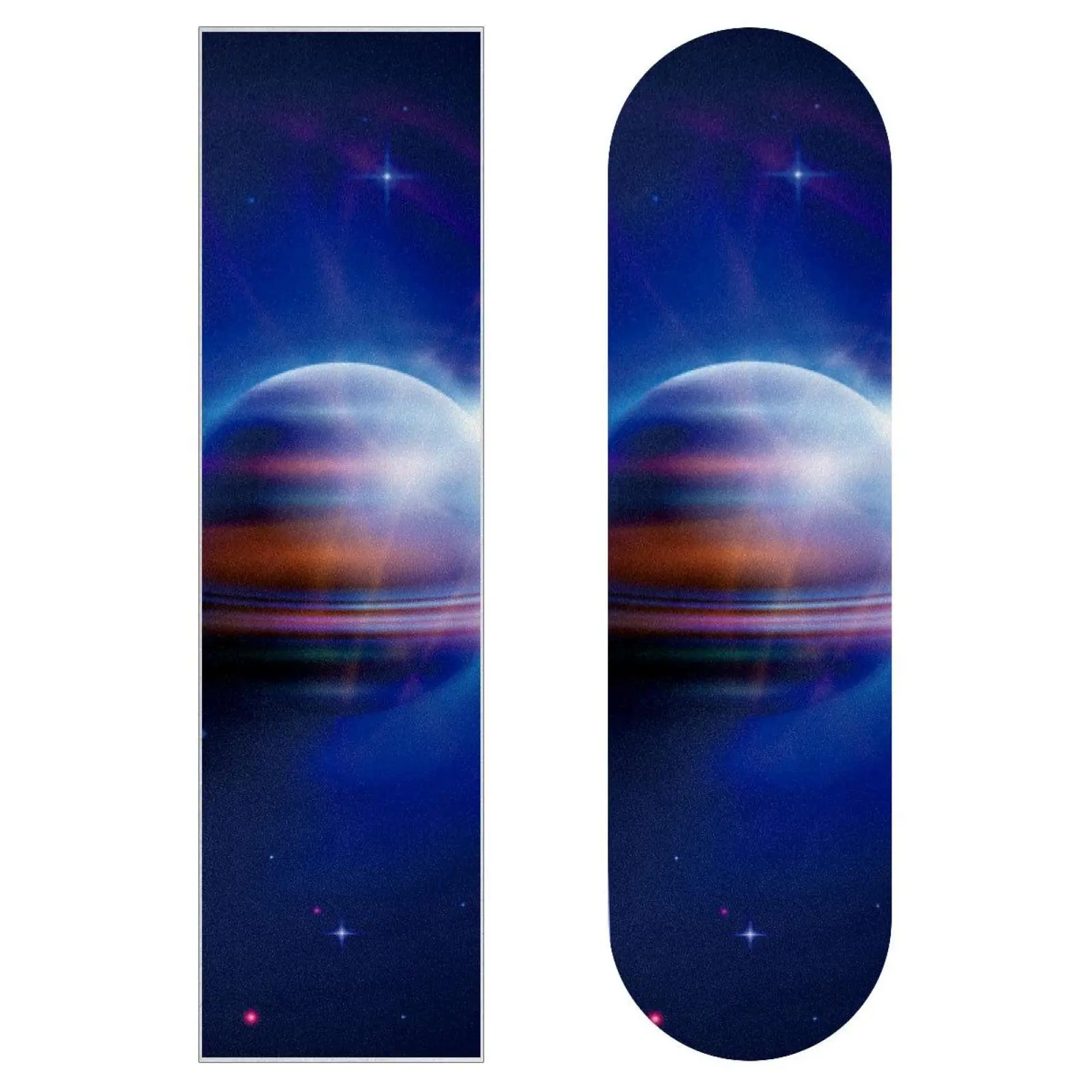 Skateboards Grip Tape Design Constellation Starry Sky Galaxy Longboard Anti Slip Sandpaper Sticker Skateboards Paper 33x9 Inch