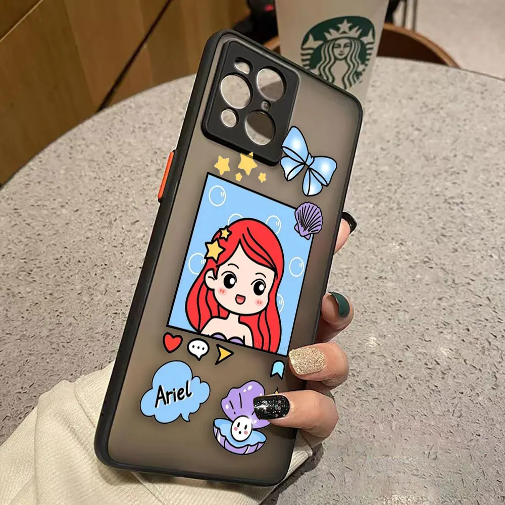 thumbnail image 1 of Funda mate para OPPO Realme 10 9 9I 8 8I 7 7I 6 5 FIND X3 X4 PRO 4G 5G Funda Coque Capa Funda carcasa dibujos animados Anime Blancanieves, 1 of 5