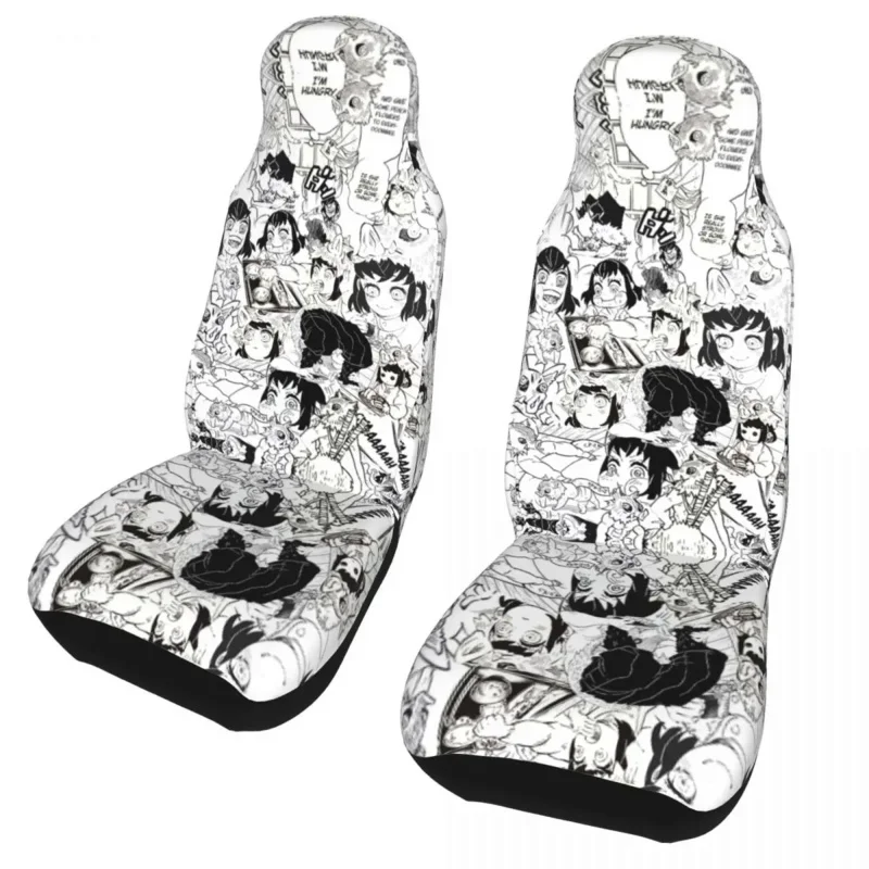 

Inosuke KNY Collage Car Protector Interior Accessories For SUV Manga Funny Auto Seat Cover Fiber Hunting