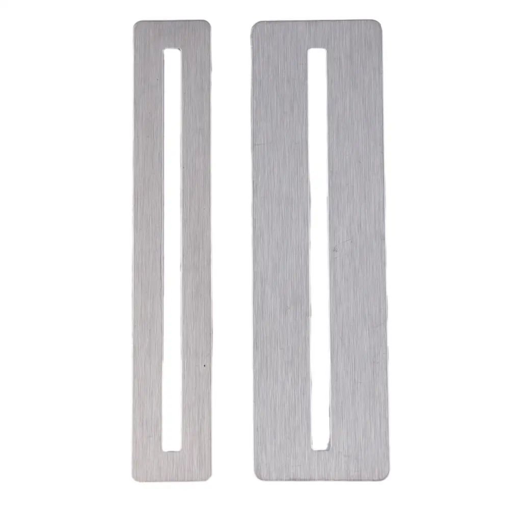 2Pcs Edelstahl Griffbrett Schutz Fret Schutz Werkzeug Für Gitarre Und Bass Gitarrenbauer Bund Einreichung Und Polieren – Detail 8