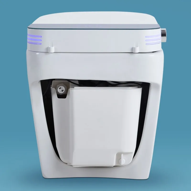 YYHC-High-tech Modern bathroom sanitary ware designs Foot sensation flushing Intelligent ceramic one piece smart toilet