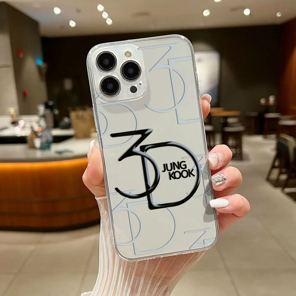 J-JUNGKOOK 3D JK Phone Case For iPhone 16 15 14 13 12 11