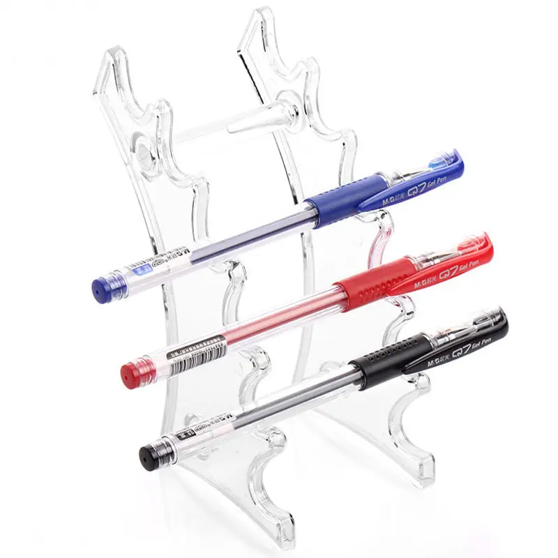 Makeup Brush Eyeshadow Pencil Pen Display Stand 6 Rooms Rack Organizer Holder