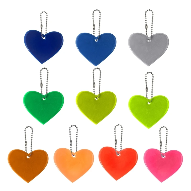 

Safe Reflective Keychain for Bag Backpack Pendant Strip Ornaments Reflectors F19A