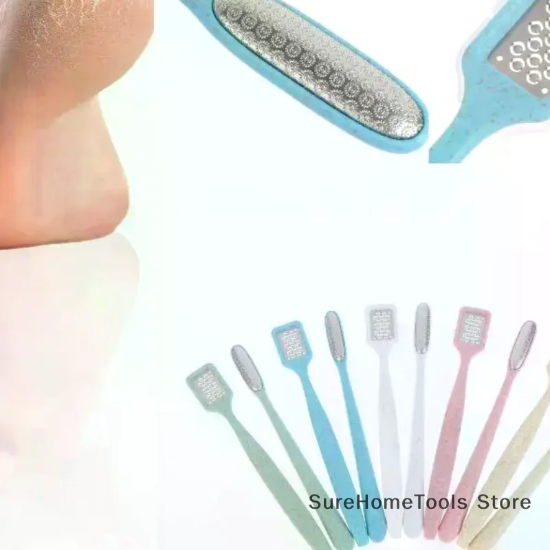 2 Pcs Mini Pedicure Foot File Callus Remover Foot Rasp Foot Grater Scrubber Pro Stainless Steel Callus File For Wet Dry Feet