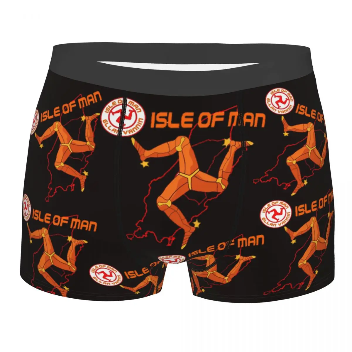 Moto Racing Merch Accessories Men Boxer Briefs Underpants Isle Of Man TT Highly Breathable High Quality Birthday Gifts