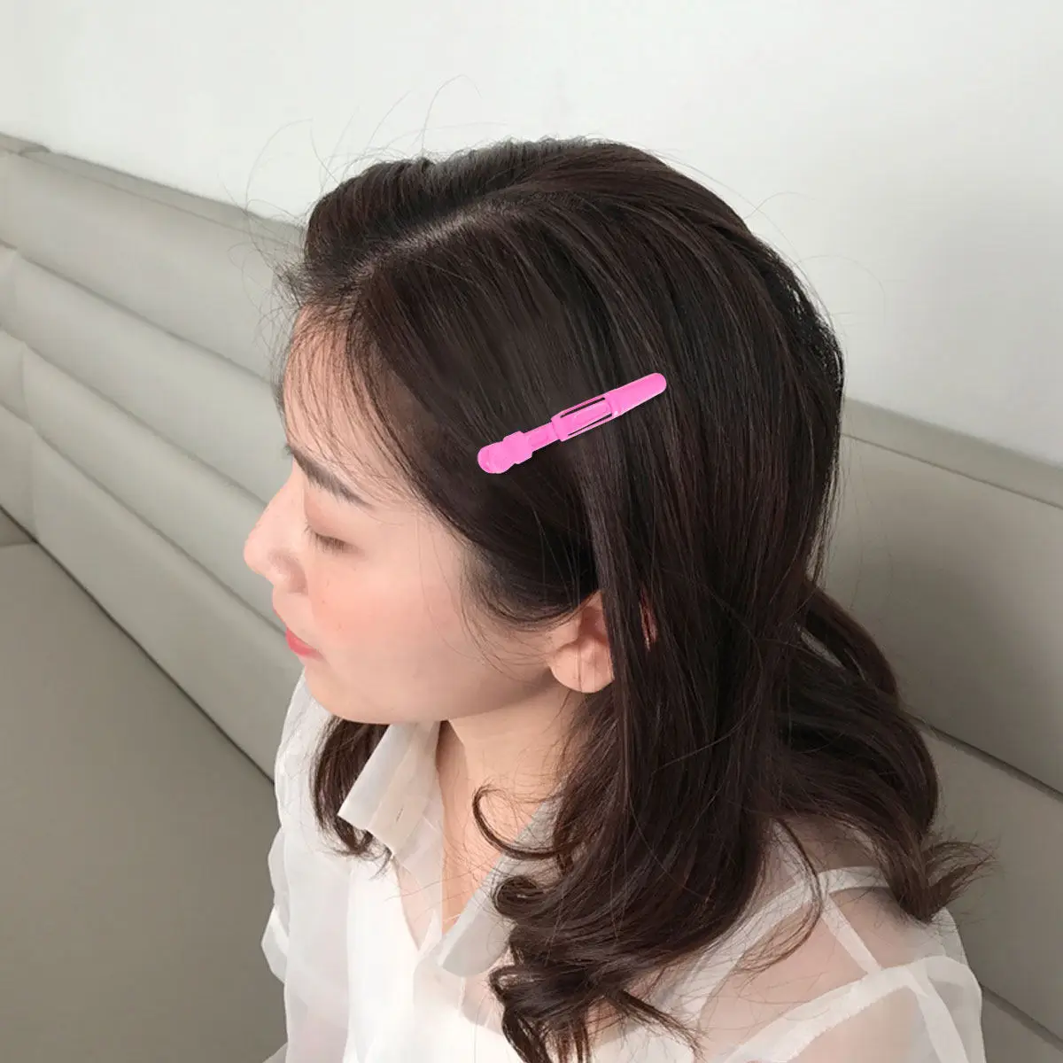 15Pcs 미용 클립 전문 헤어 펌 컬 가정용을 위한 가볍고 튼튼한 살롱 스타일링 파티션 헤어 위치 지정 클립