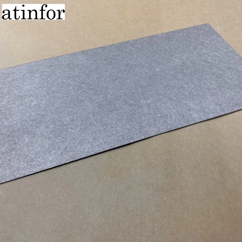 atinfor 100x100x1.0mm Thick High Purity Titanium Fiber Paper Gas Diffusion Layer Fiber Sintered Ti Felt for Fuel Cell Research