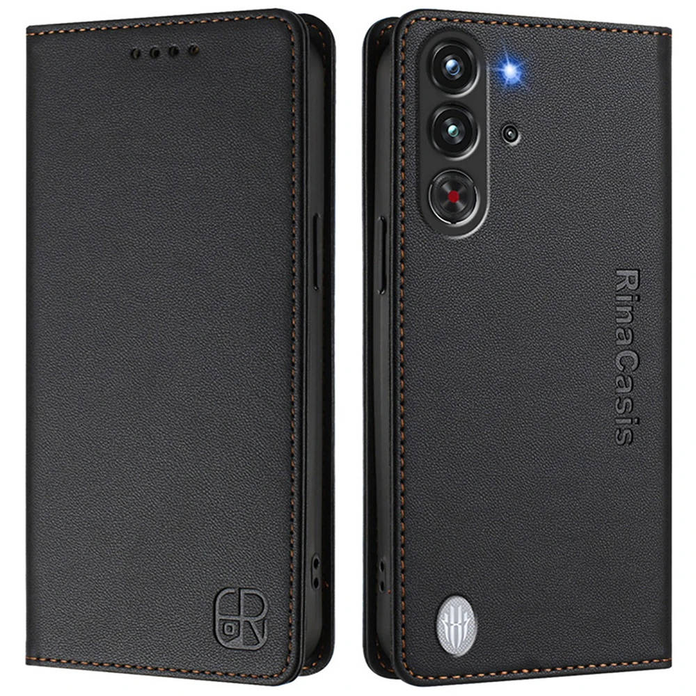 Magnetic Leather Book Wallet Case - Premium Protection