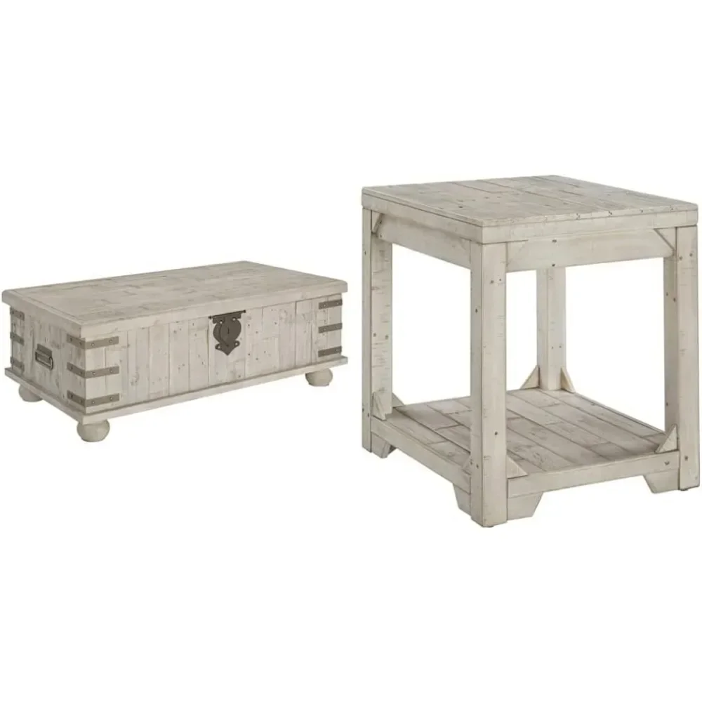 Coffee Table, Signature Design By Lift Top Rustic Farmhouse Cocktail Tables, Coffee Table 3