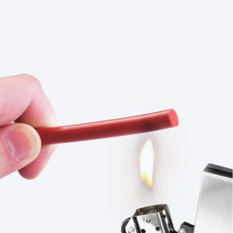 Red Round Solid Silicone Cord Silicone Rubber Rod Bar Rubber Gasket Trim Seal Strips O Ring High Temperature Waterproof