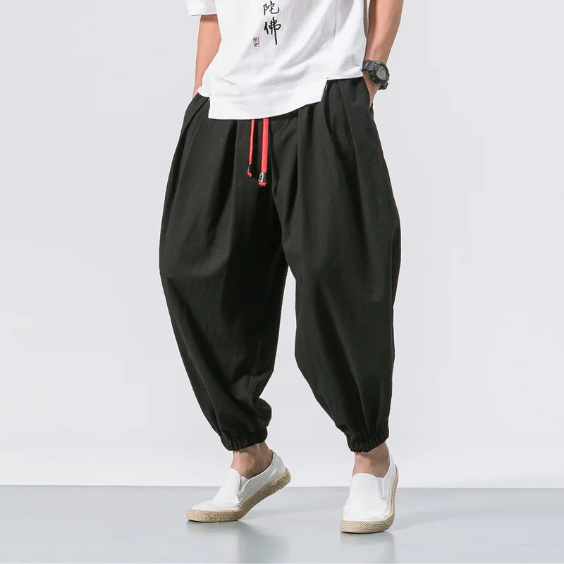 FGKKS Men Loose Harem Pants Chinese