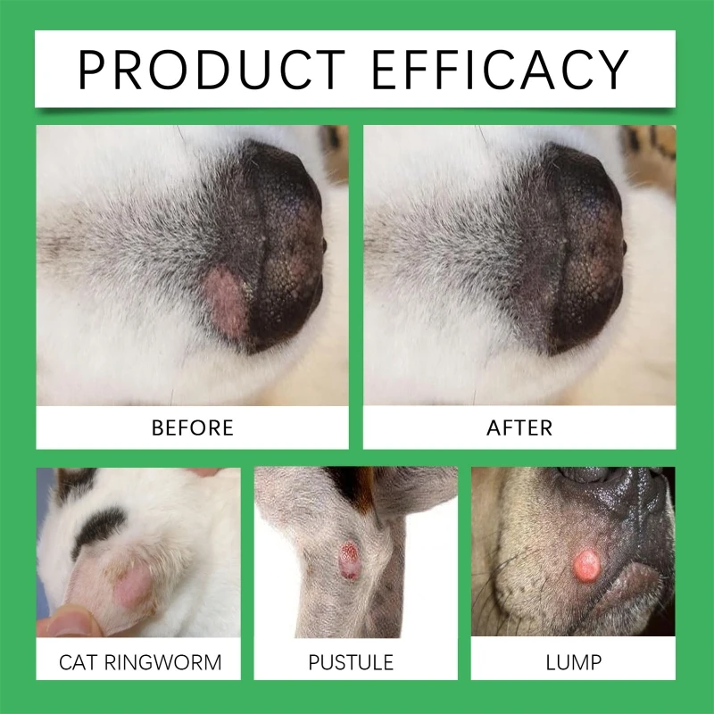 Cats Skin Cream Provide Itching Relief Pet Skin Acnes&Bumps Supplies Control & Help Redness Protects and Heal Itch 25g
