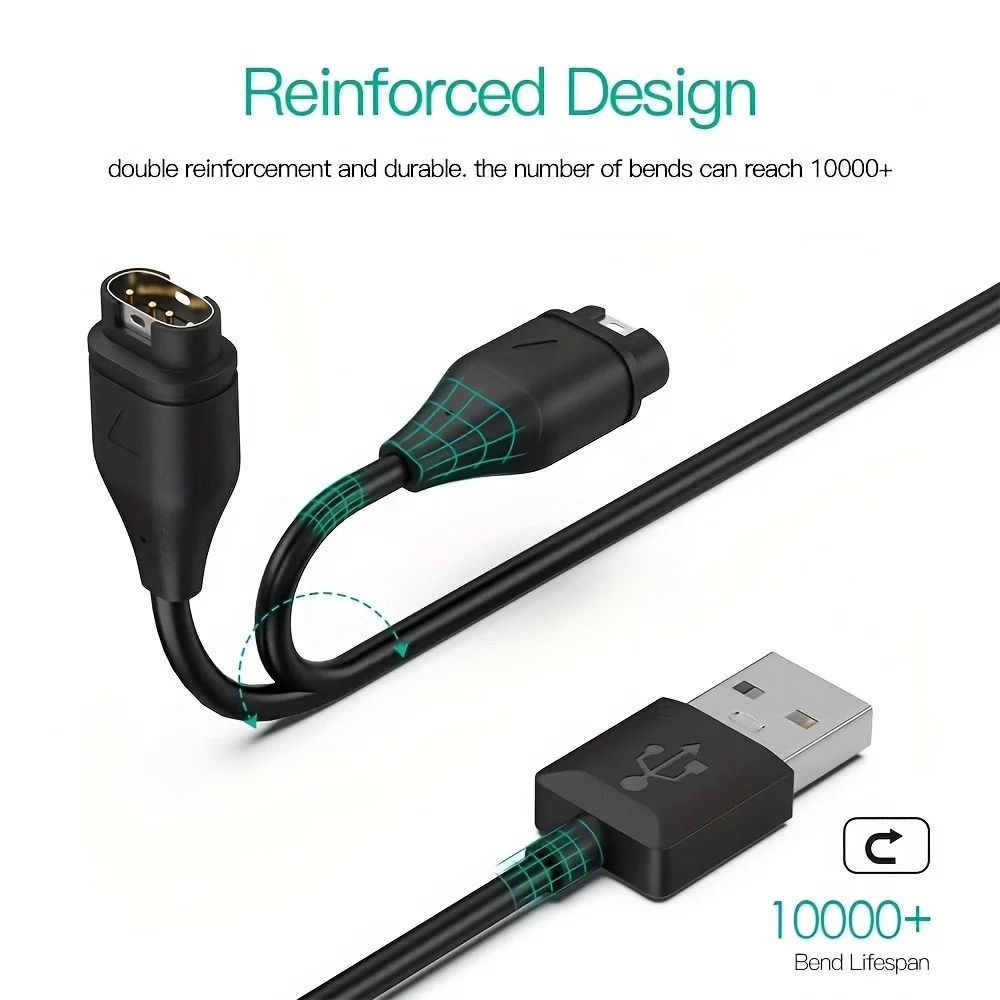 Versatile Smartwatch Charger Cable